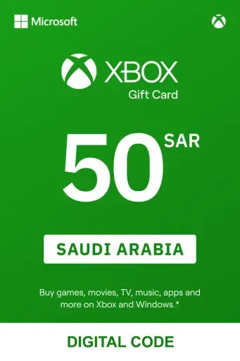 Xbox gift card 50 SAR