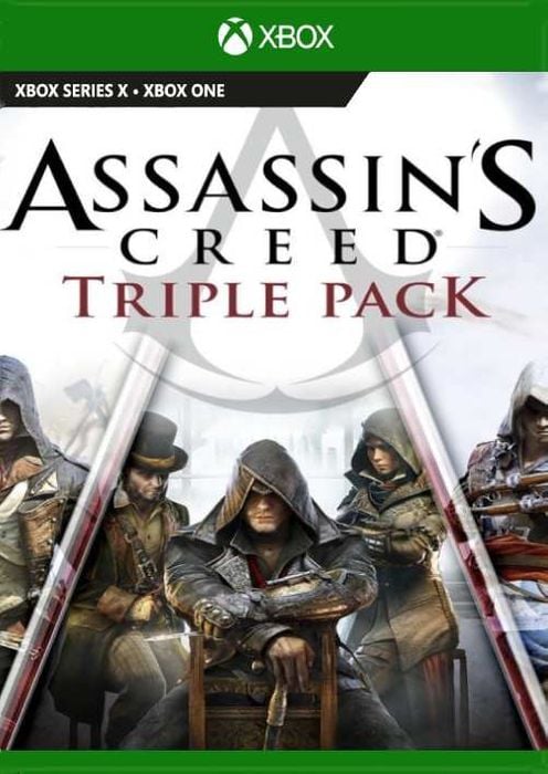 Assassin's Creed Triple Pack: Black Flag, Unity, Syndicate Xbox Rent